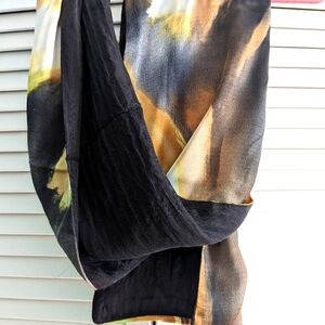Peter Charles will scarf (black/multi)